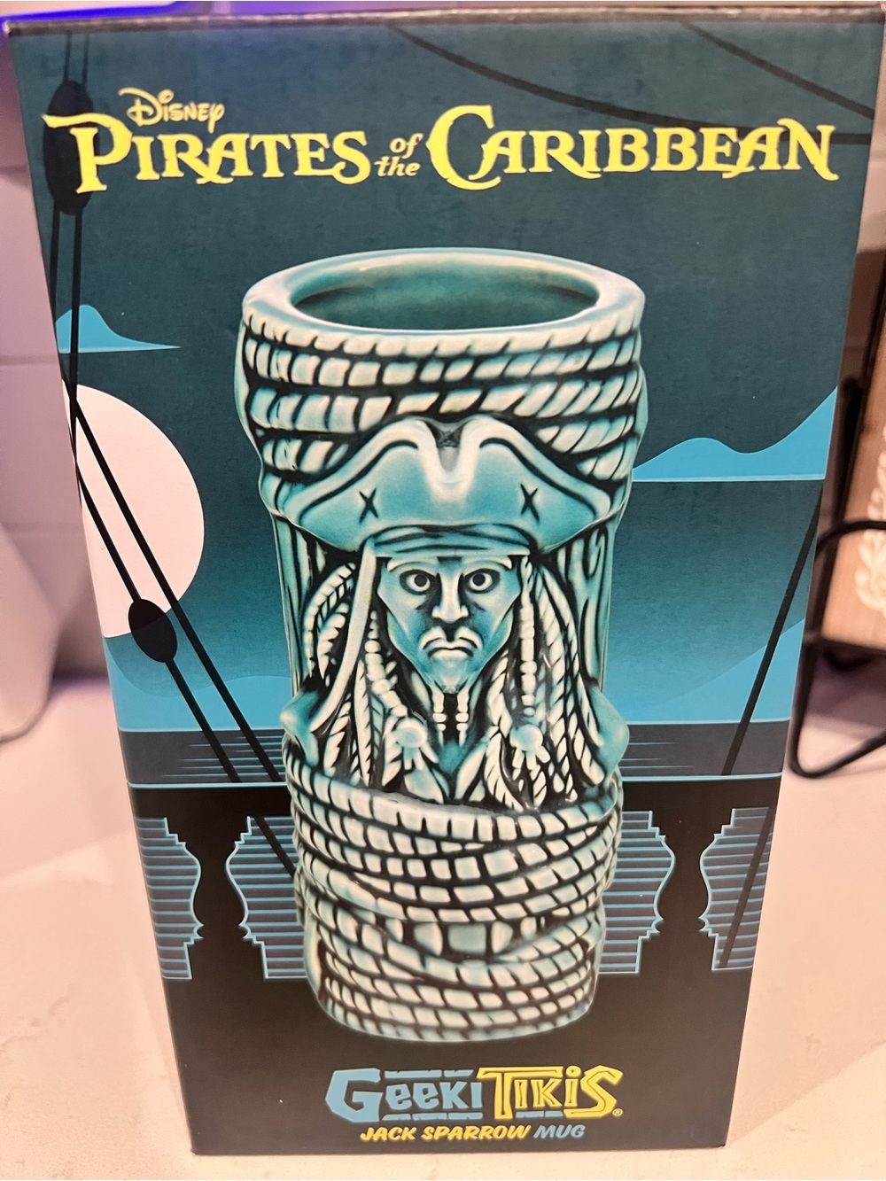 Disney Pirates of the Caribbean Jack Sparrow Geeki Tiki Mug